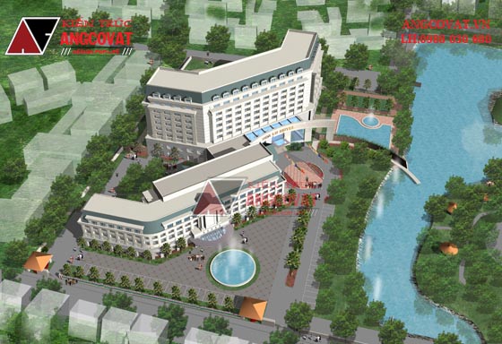 Thiết kế khách sạn 3 sao với không gian xanh mát